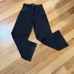 a.n.a Charcoal High-Rise Wide Leg Jeans